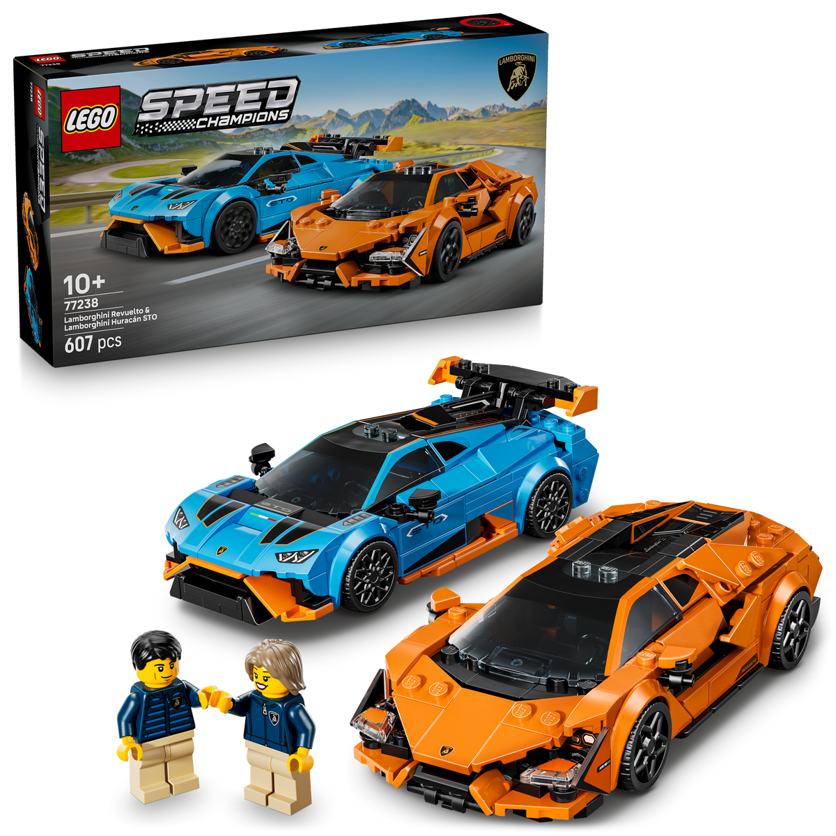 LEGO? Speed Champions Lamborghini Revuelto & Hurac¨¢n STO