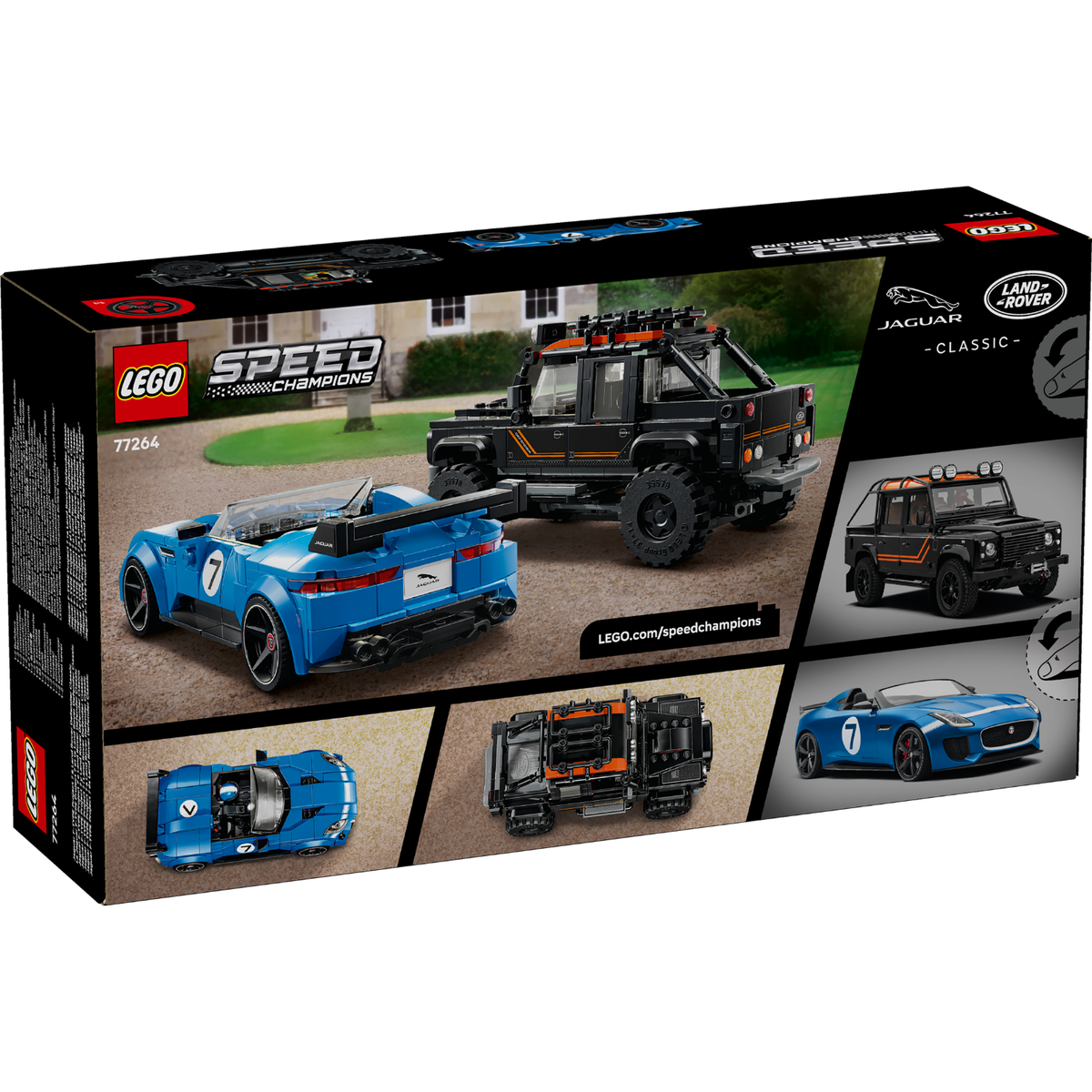LEGO? Speed Champions Jaguar Project 7 & Land Rover Defender