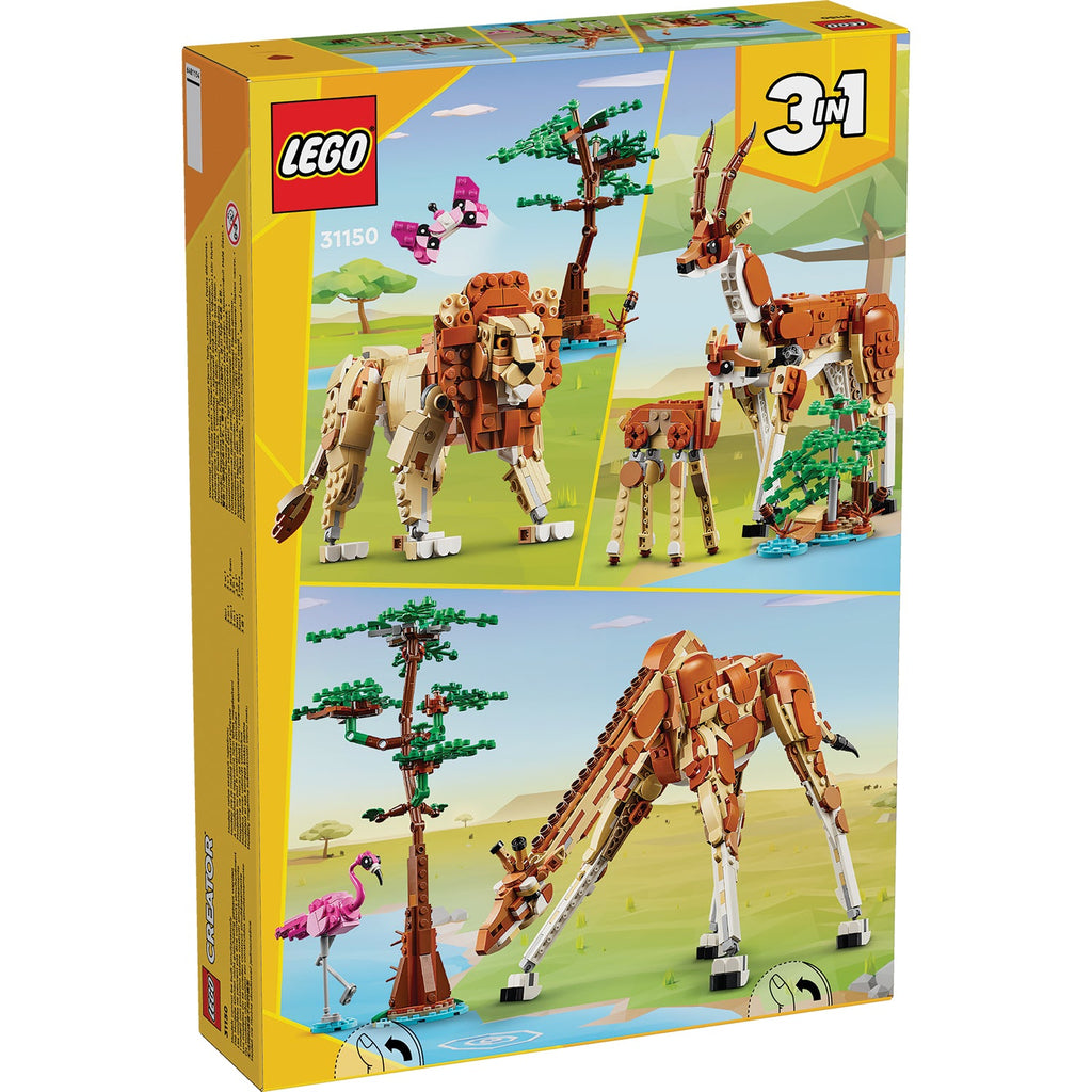 LEGO? Creator 3-in-1 Wild Safari Animals