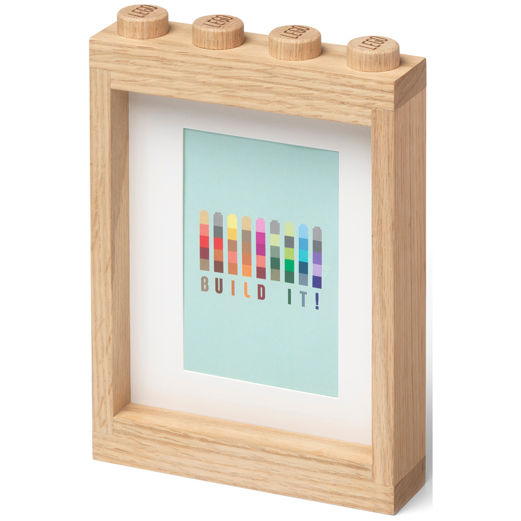 LEGO Wooden Picture Frame - Light Oak