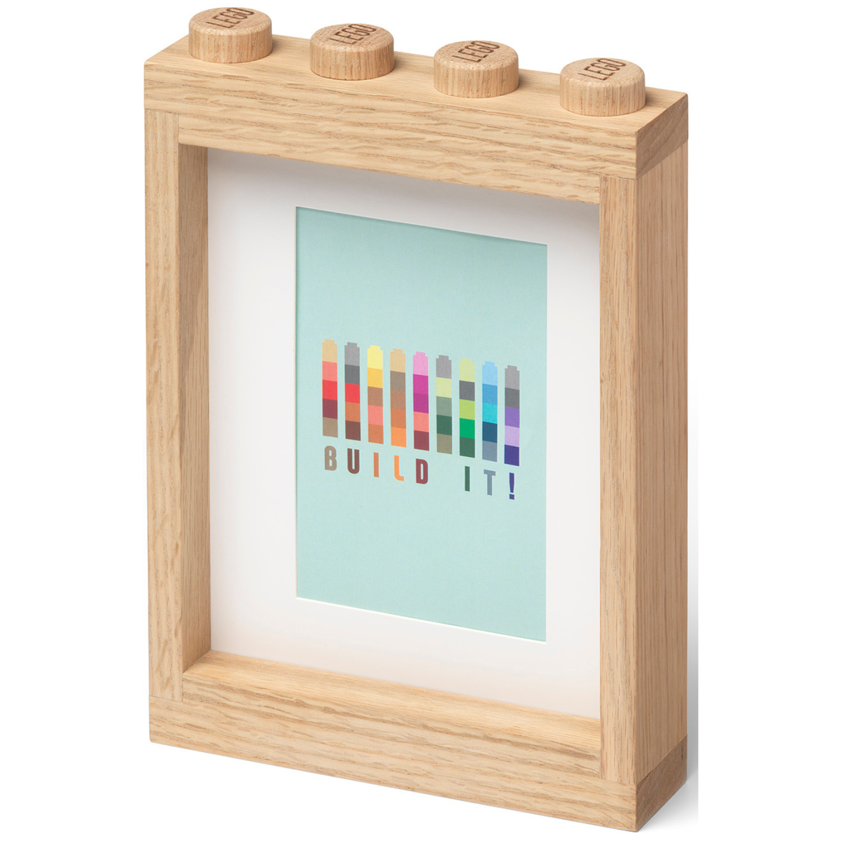 LEGO Wooden Picture Frame - Light Oak