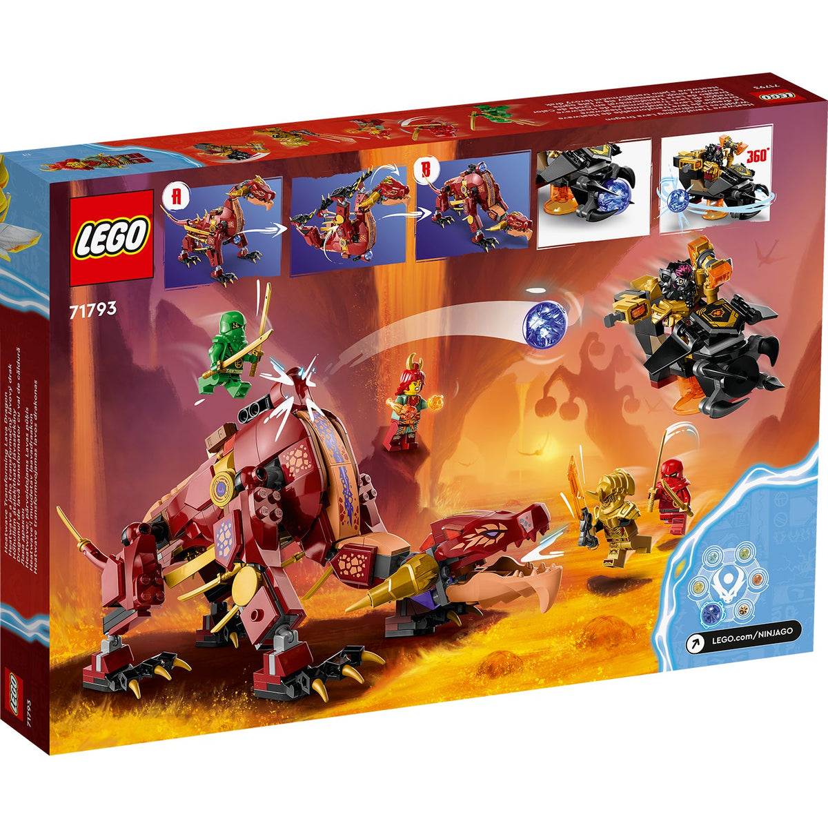 LEGO? NINJAGO? Heatwave Transforming Lava Dragon