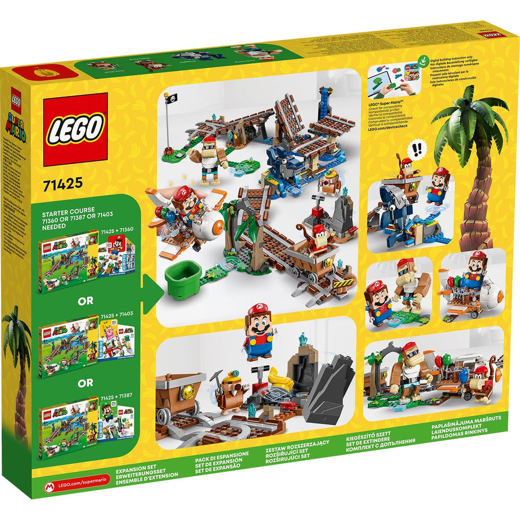 LEGO? Super Mario? Diddy Kong's Mine Cart Ride Expansion Set