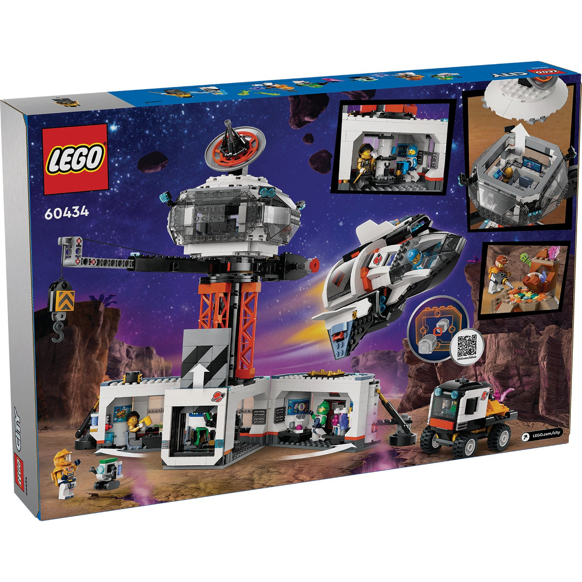 LEGO? City Space Base and Rocket Launchpad