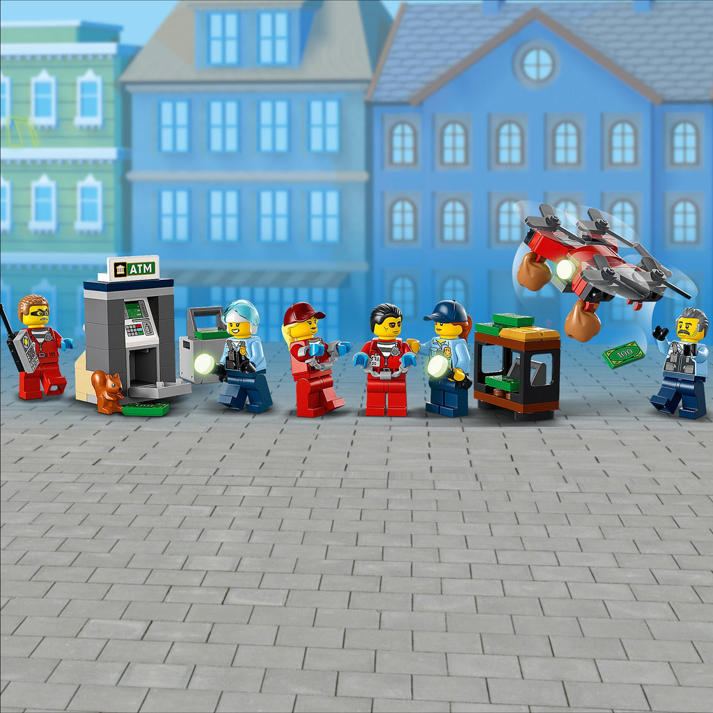 LEGO? City Police Chase at the Bank