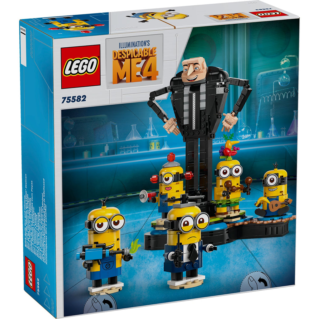 LEGO? Despicable Me 4 Brick-Built Gru and Minions