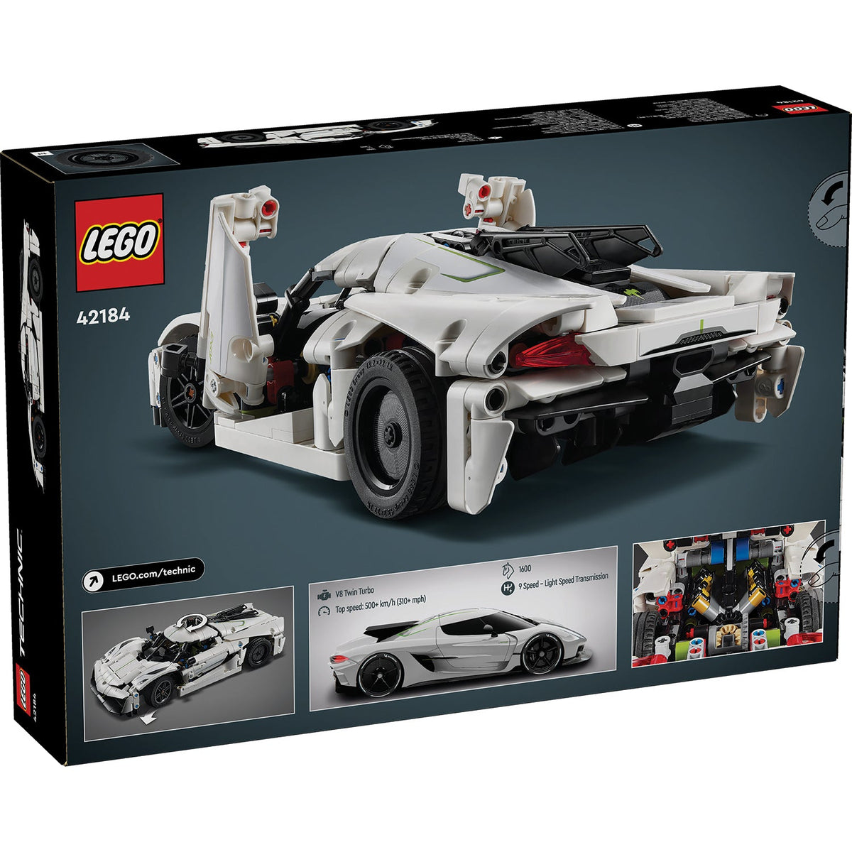 LEGO? Technic Koenigsegg Jesko Absolut White Hypercar