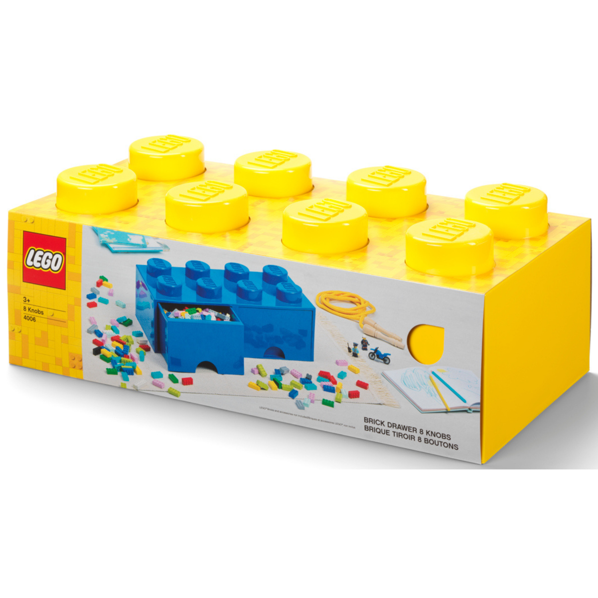 LEGO Brick Drawer 8 - Yellow