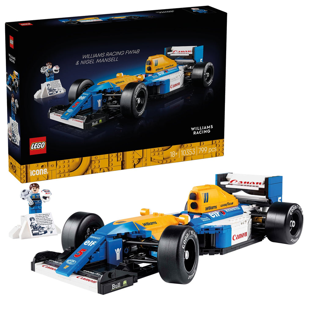 LEGO? Icons Williams Racing FW14B & Nigel Mansell