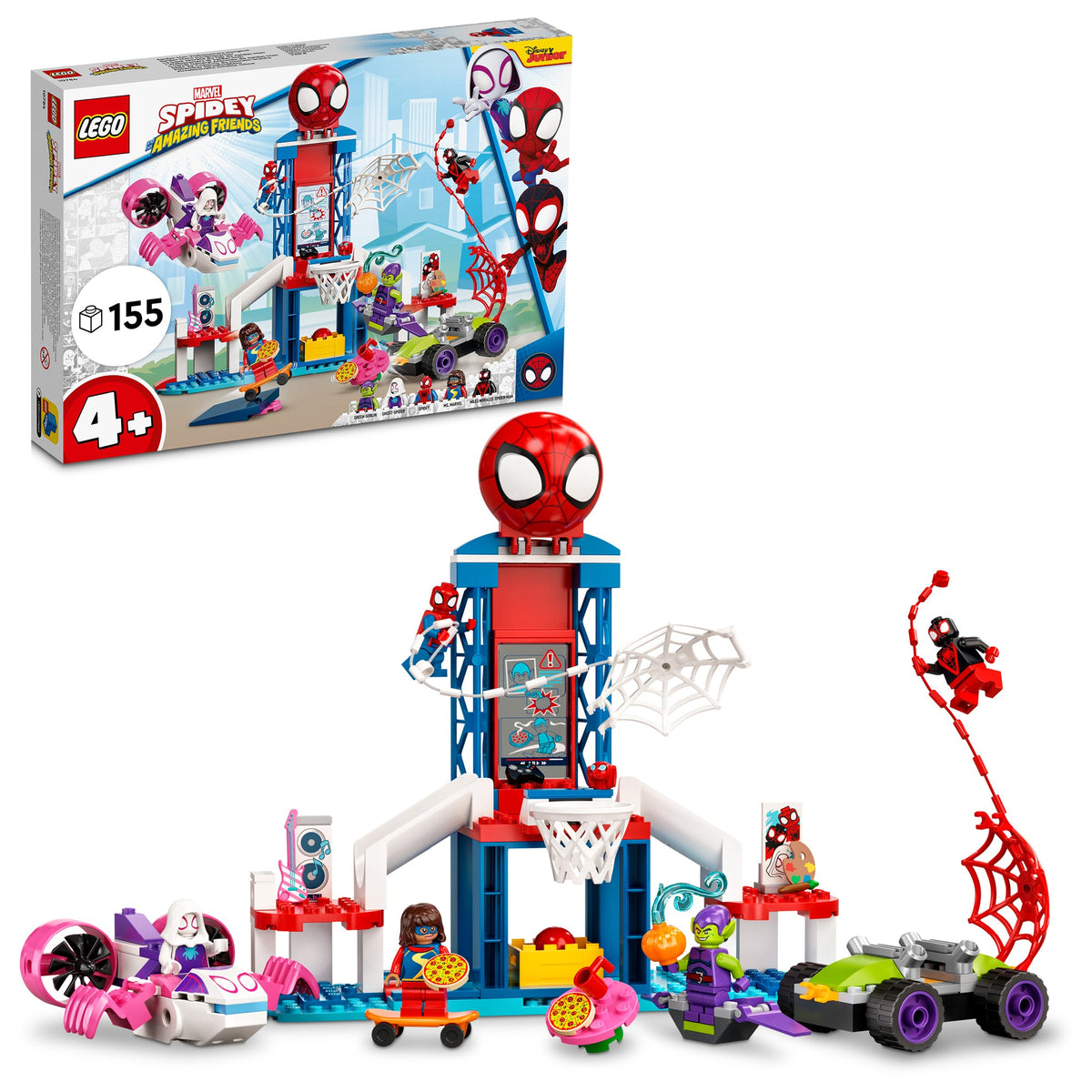 LEGO? Marvel Spidey And His Amazing Friends Spider-Man Webquarters Hangout