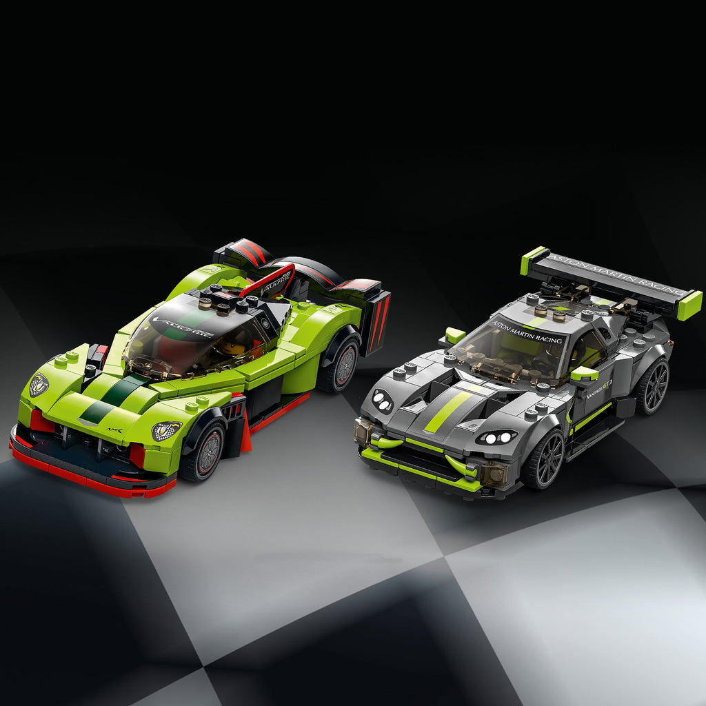 LEGO? Speed Champions Aston Martin Valkyrie AMR Pro and Aston Martin Vantage GT3