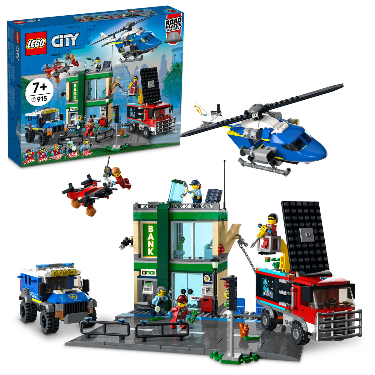 LEGO? City Police Chase at the Bank