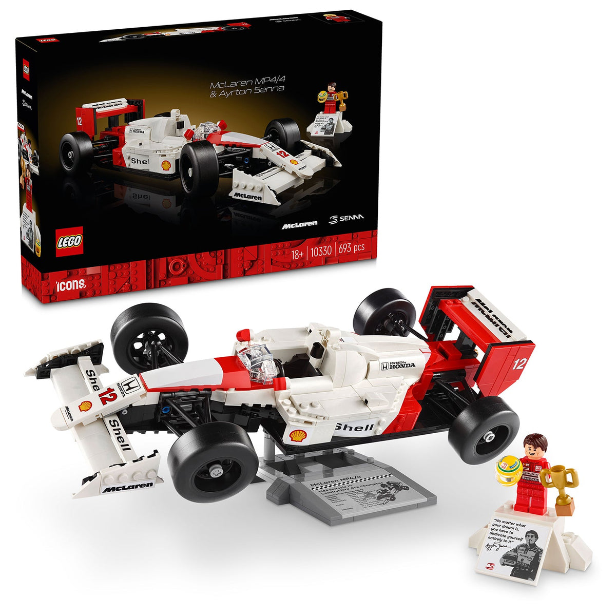 LEGO? Icons McLaren MP4/4 & Ayrton Senna