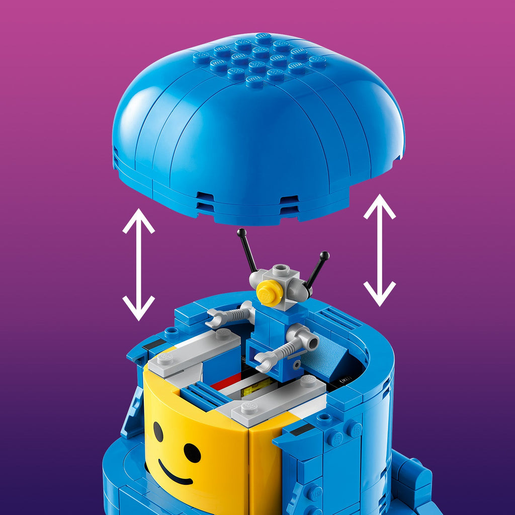 LEGO? Scaled-Up Blue Astronaut Minifigure