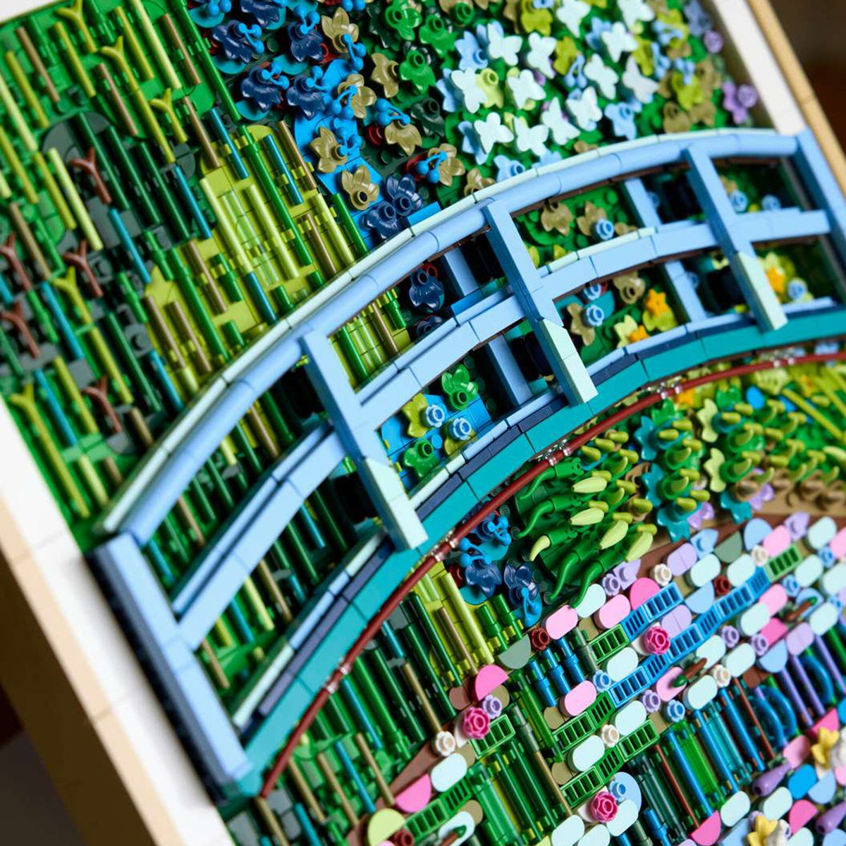 LEGO? Art Claude Monet ¨C Bridge over a Pond of Water Lilies
