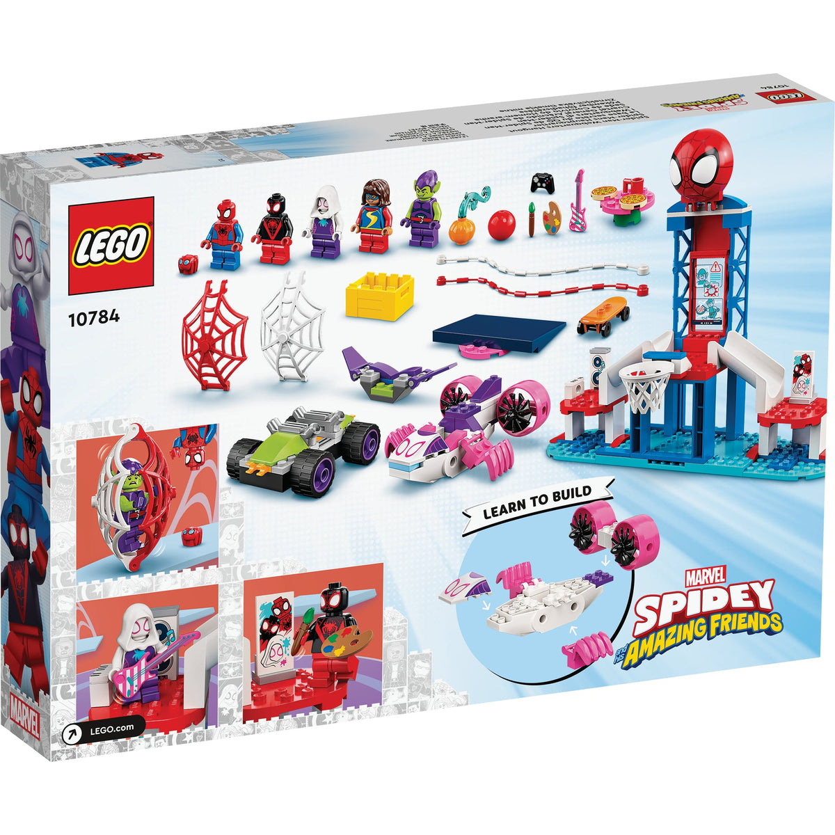 LEGO? Marvel Spidey And His Amazing Friends Spider-Man Webquarters Hangout