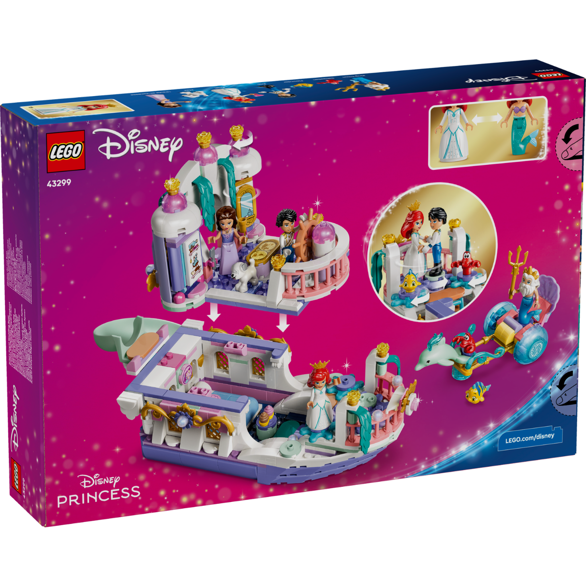 LEGO? | Disney Princess Ariel's Royal Wedding Boat