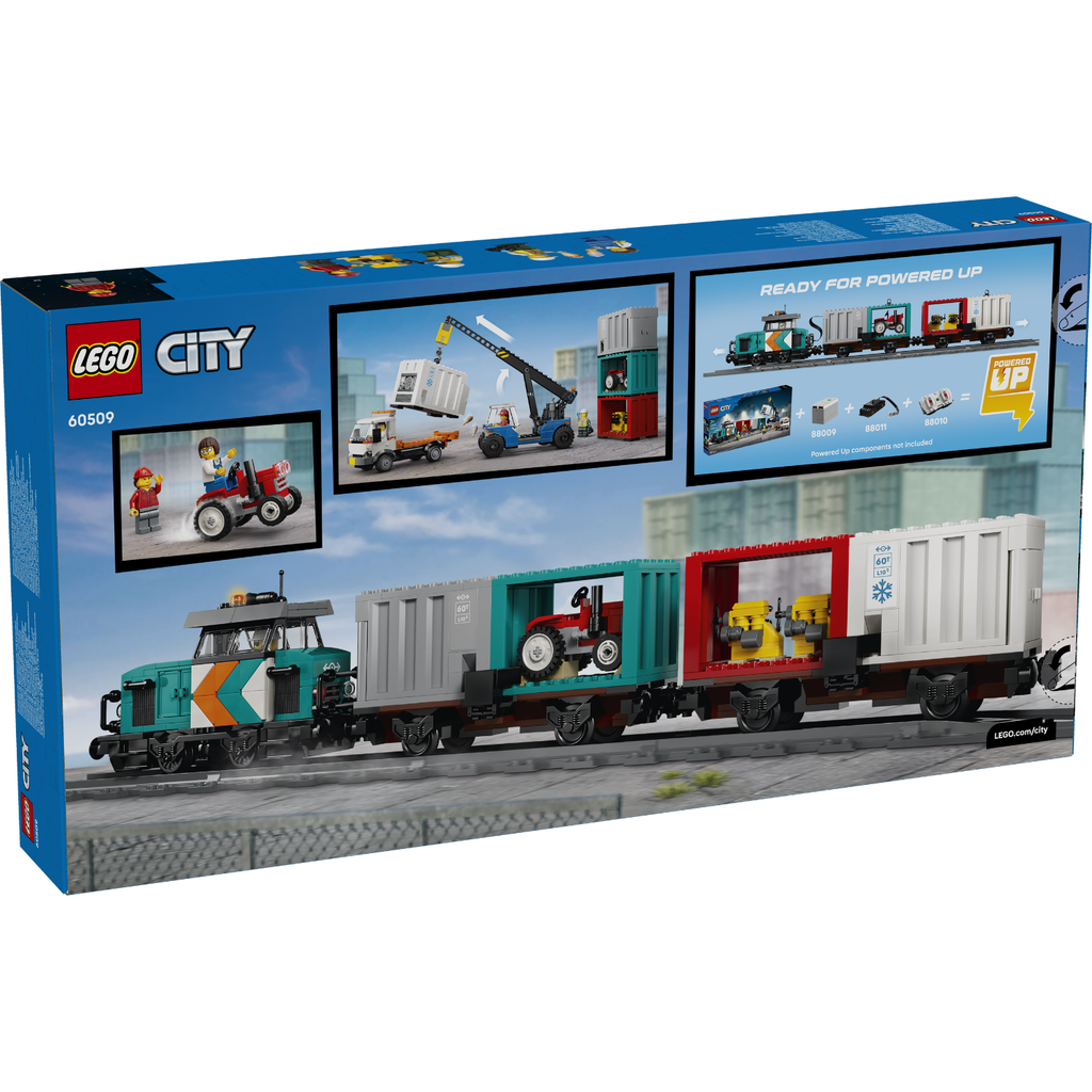 LEGO? City Harbor Freight Train with Crane & Truck