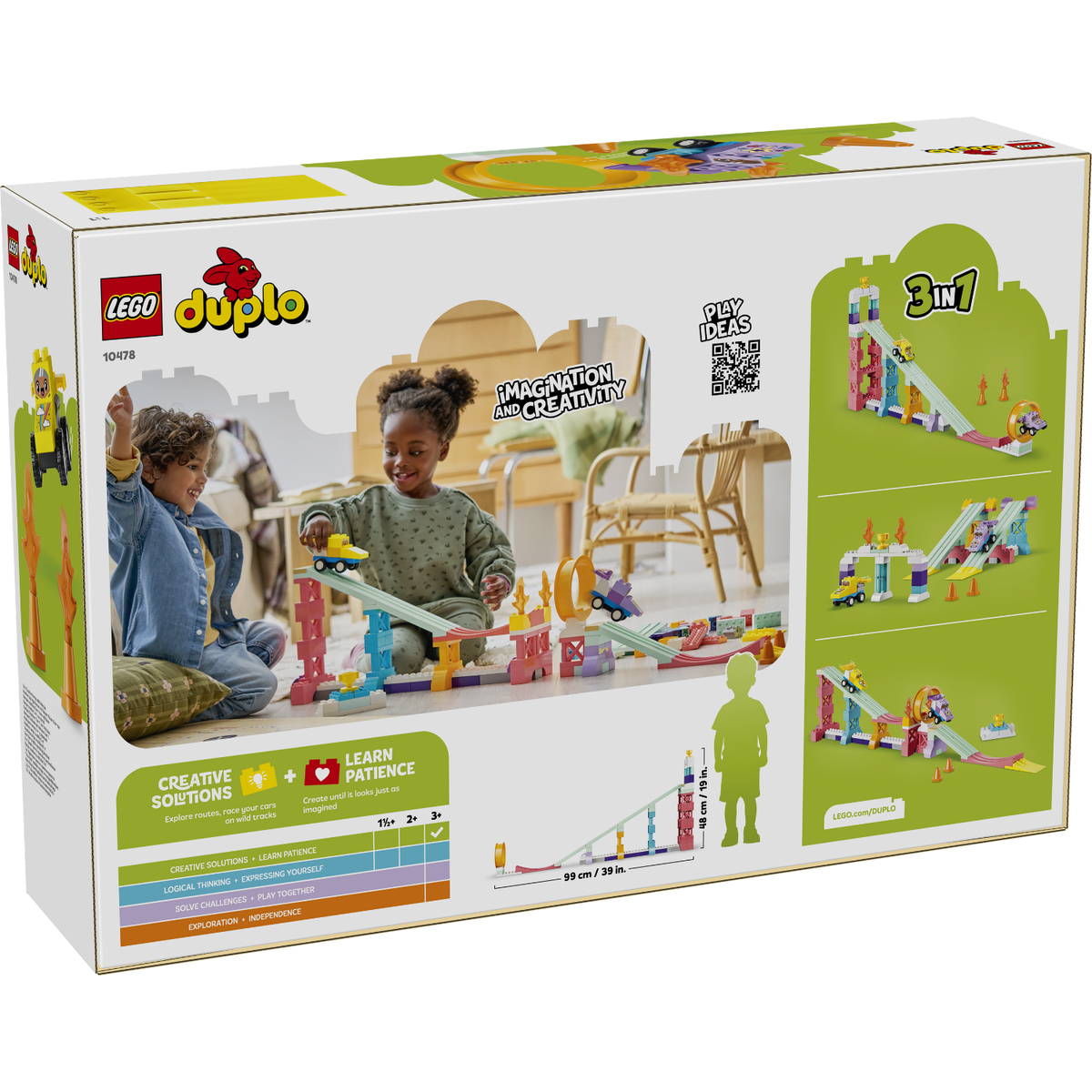 LEGO? DUPLO? Town 3 in 1 Creative Ramps with Vehicles