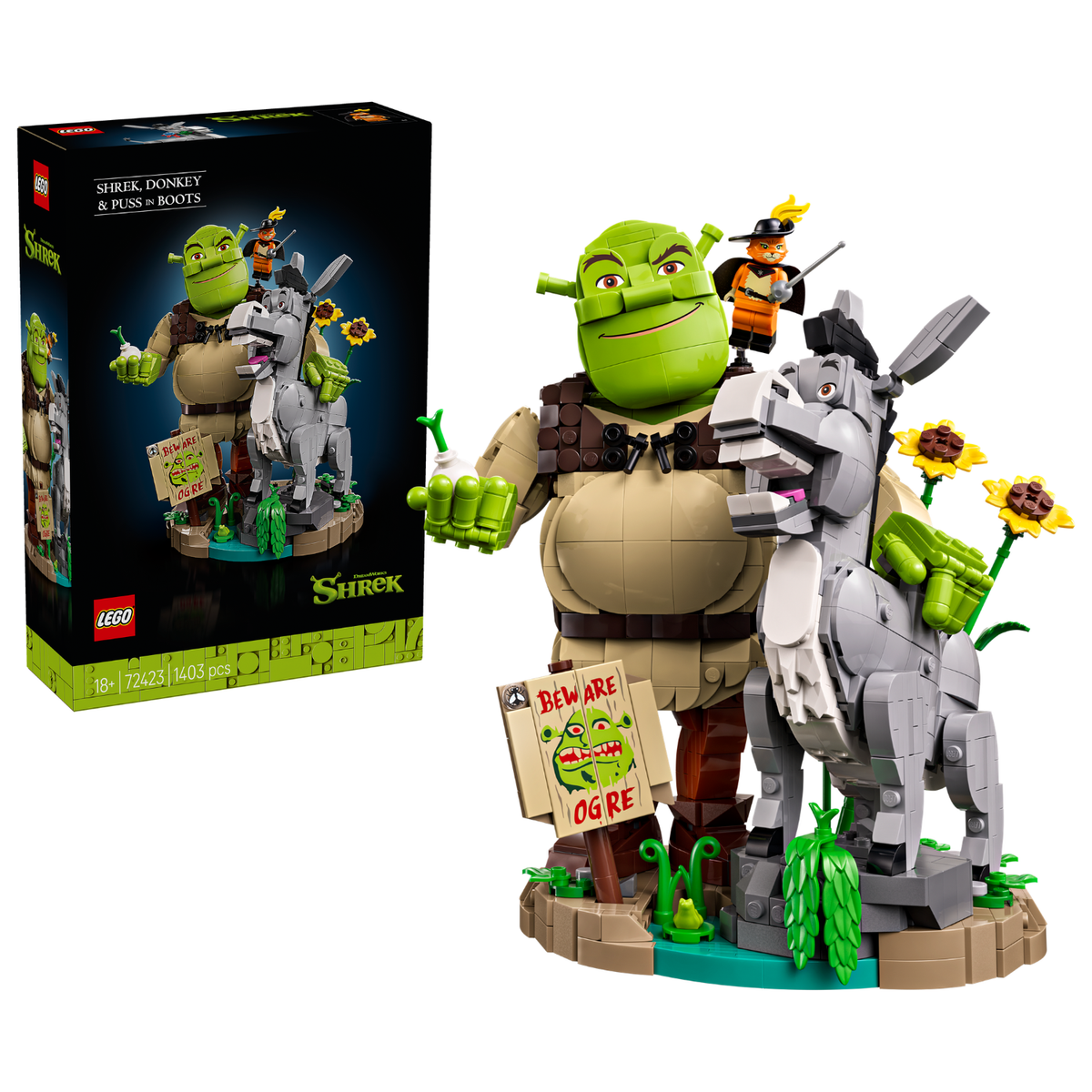 LEGO? Shrek: Shrek, Donkey & Puss in Boots