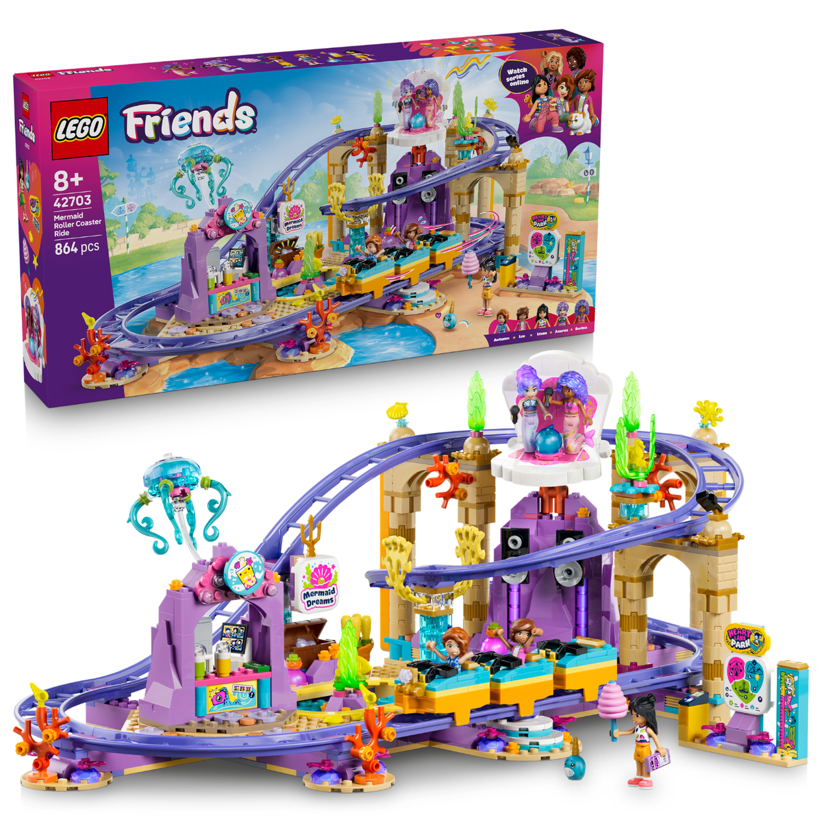 LEGO? Friends Mermaid Roller Coaster Ride