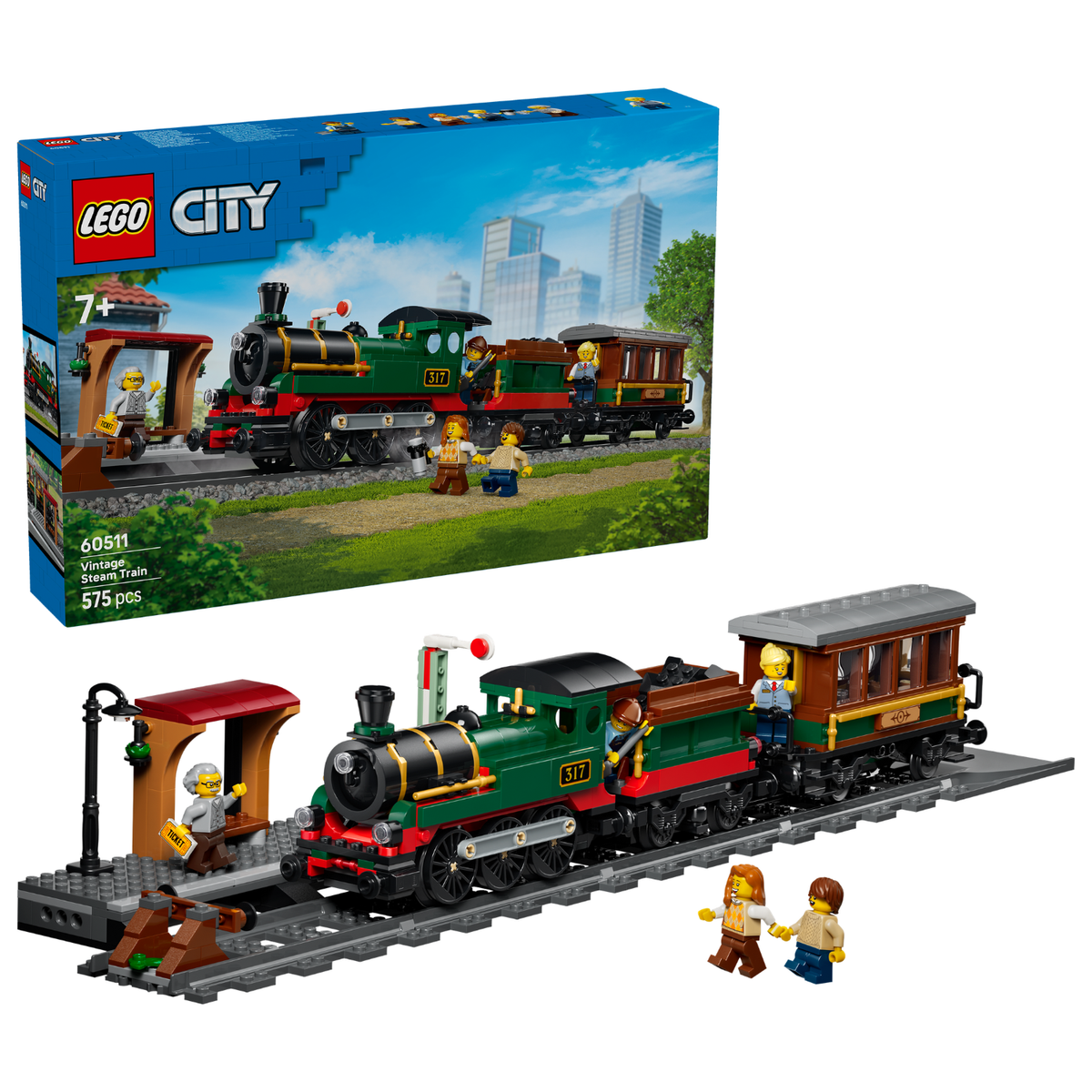 LEGO? City Vintage Steam Train