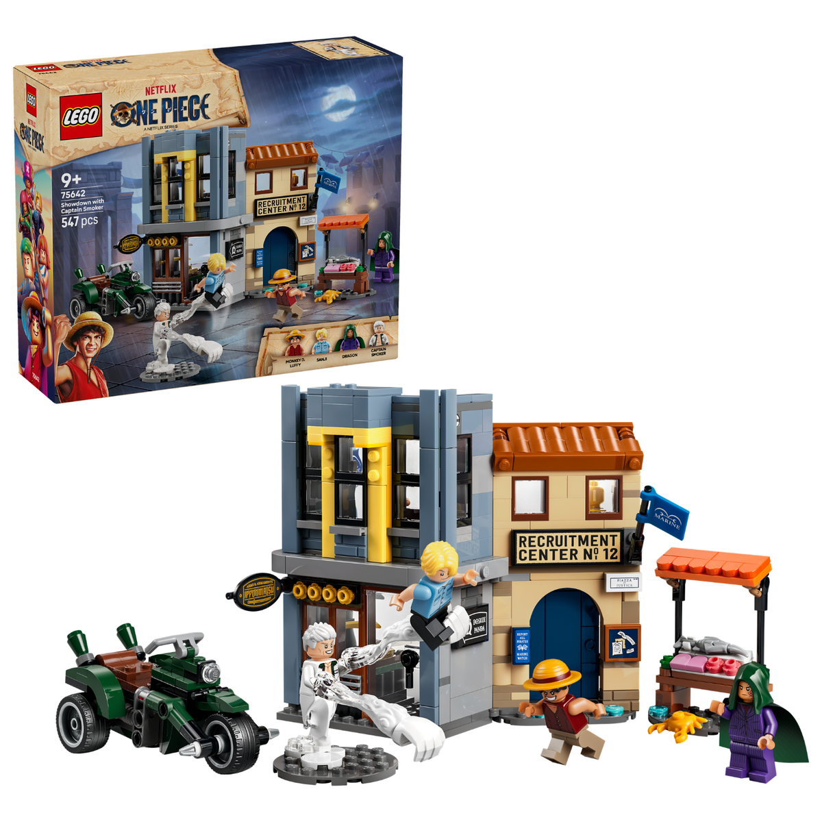 LEGO? ONE PIECE Showdown with Captain Smoker