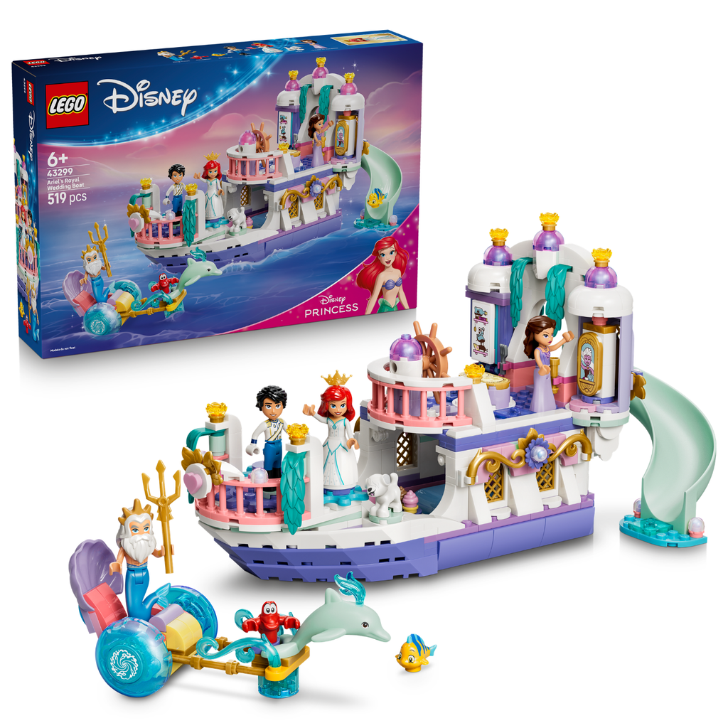 LEGO? | Disney Princess Ariel's Royal Wedding Boat