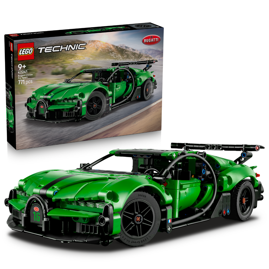 LEGO? Technic Green Bugatti Chiron Pur Sport Hypercar