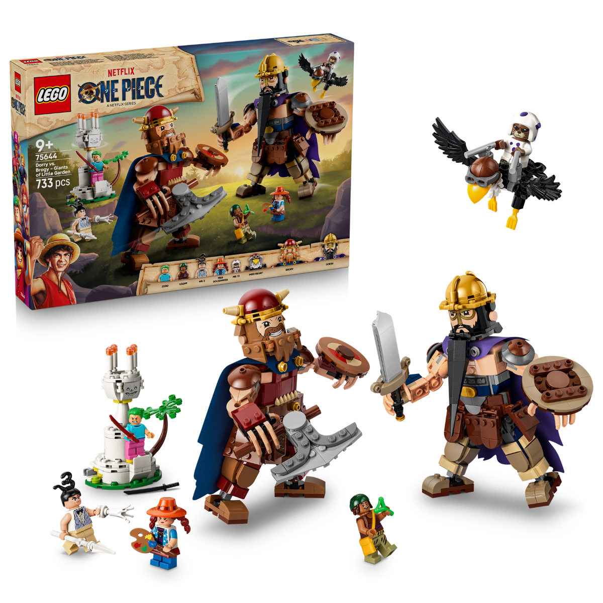 LEGO? ONE PIECE Dorry vs. Brogy ¨C Giants of Little Garden