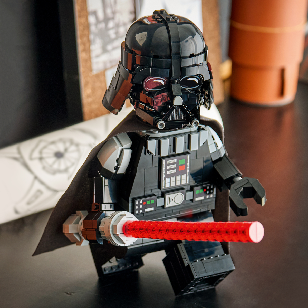 LEGO? Star Wars? Up-Scaled Darth Vader? Minifigure
