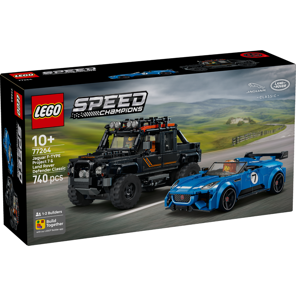 LEGO? Speed Champions Jaguar Project 7 & Land Rover Defender