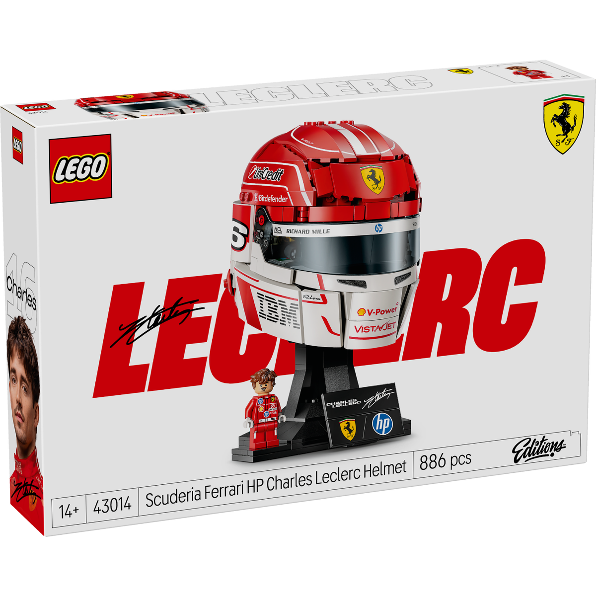 LEGO? Editions Scuderia Ferrari HP Charles Leclerc Helmet