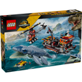 LEGO? Jurassic World Mosasaurus Dinosaur Boat Attack