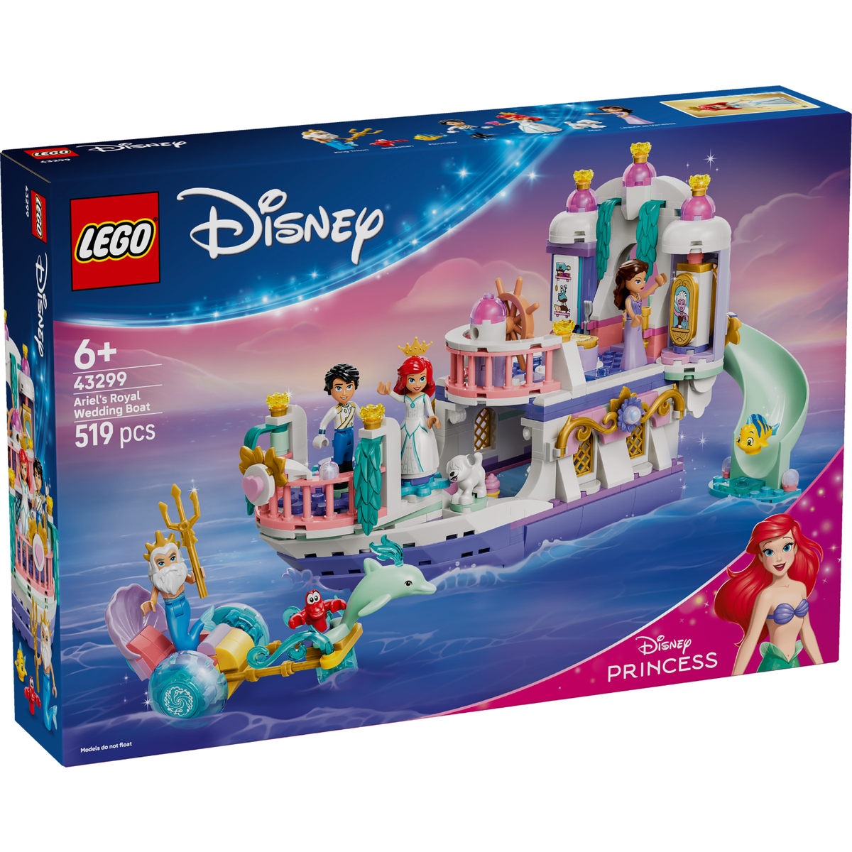 LEGO? | Disney Princess Ariel's Royal Wedding Boat