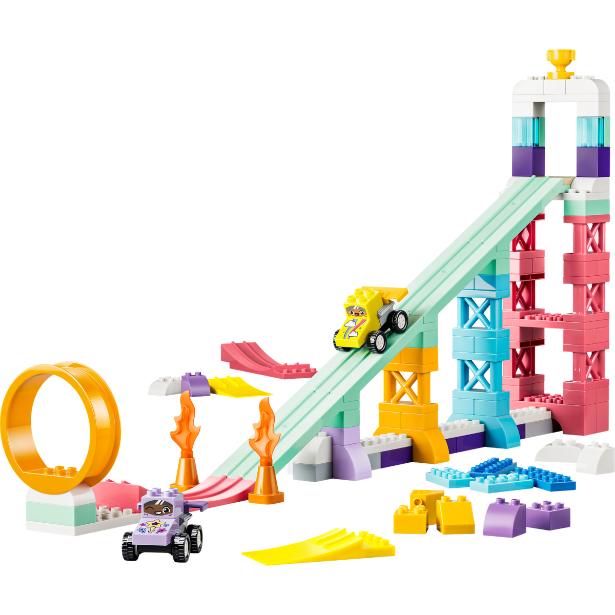 LEGO? DUPLO? Town 3 in 1 Creative Ramps with Vehicles