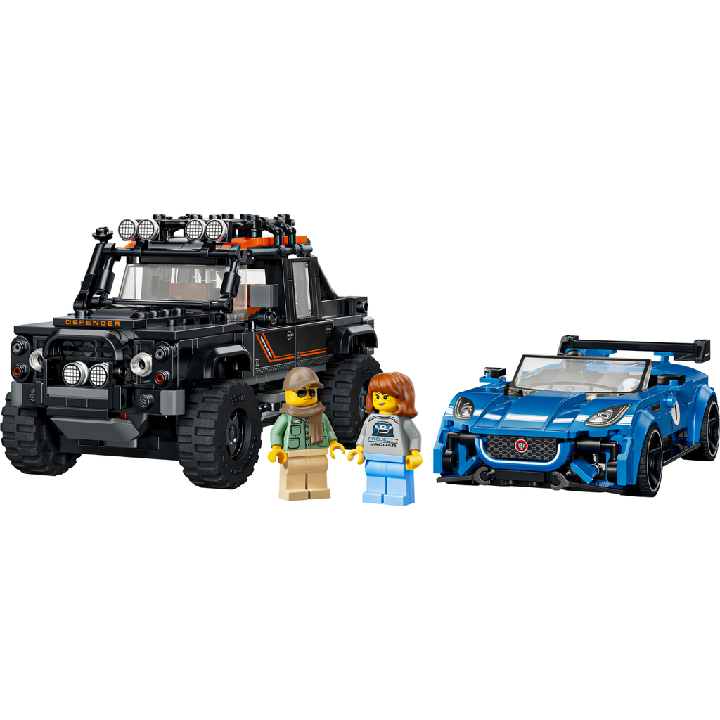 LEGO? Speed Champions Jaguar Project 7 & Land Rover Defender