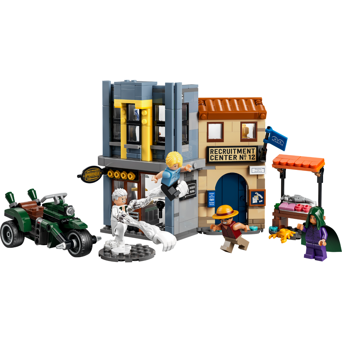LEGO? ONE PIECE Showdown with Captain Smoker