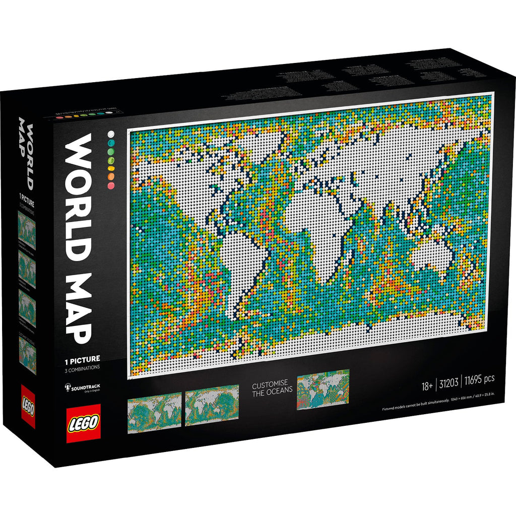 LEGO? Art World Map