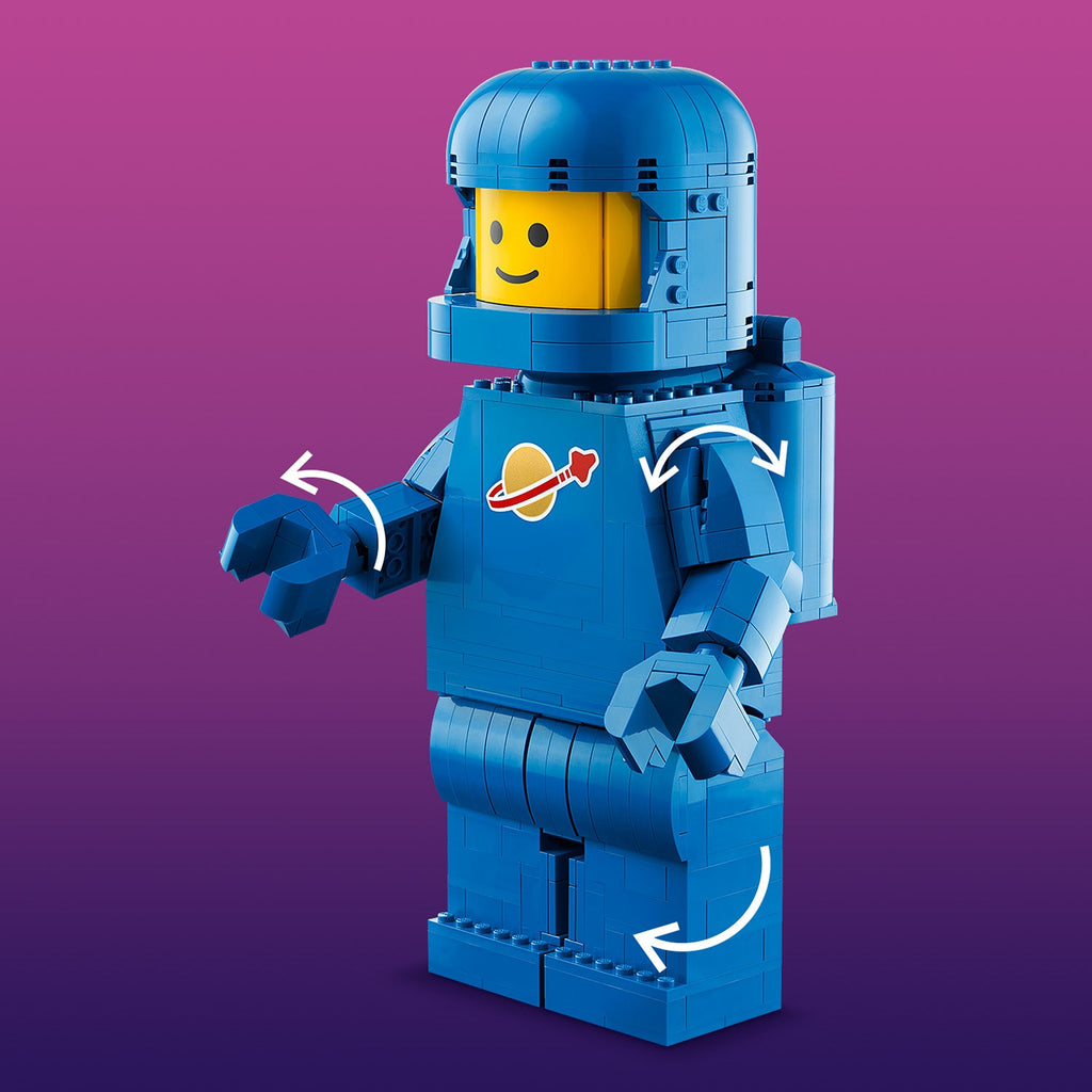 LEGO? Scaled-Up Blue Astronaut Minifigure