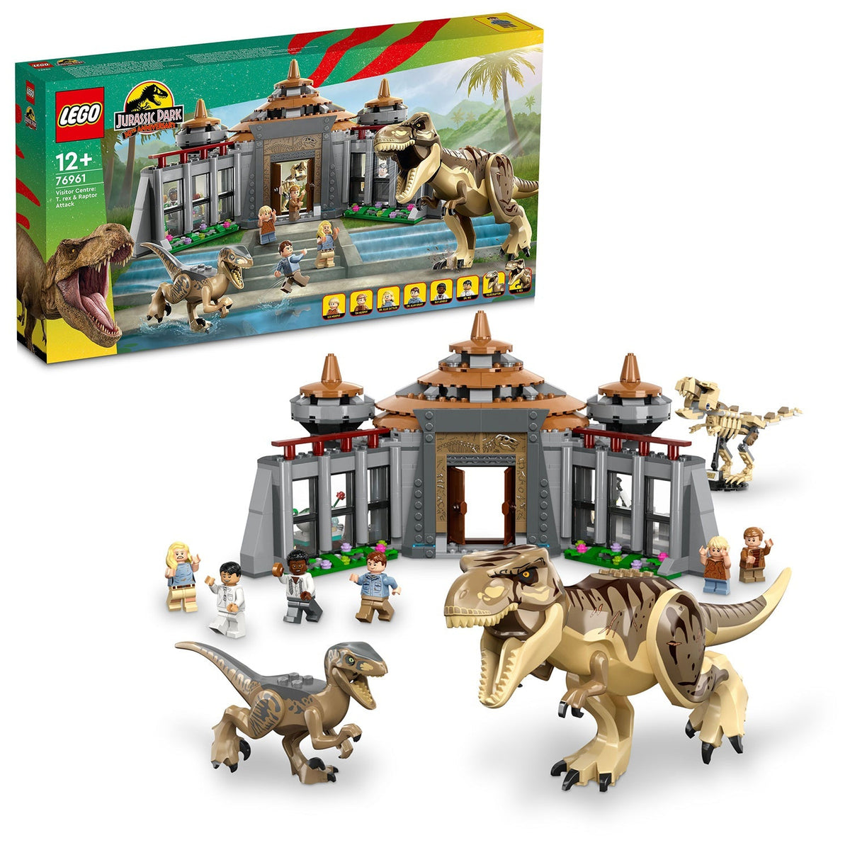 LEGO? Jurassic Park Visitor Center: T. rex & Raptor Attack