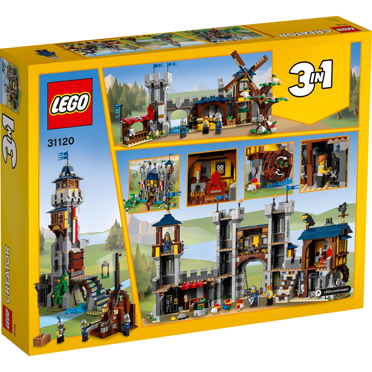 LEGO? Creator 3-in-1 Medieval Castle