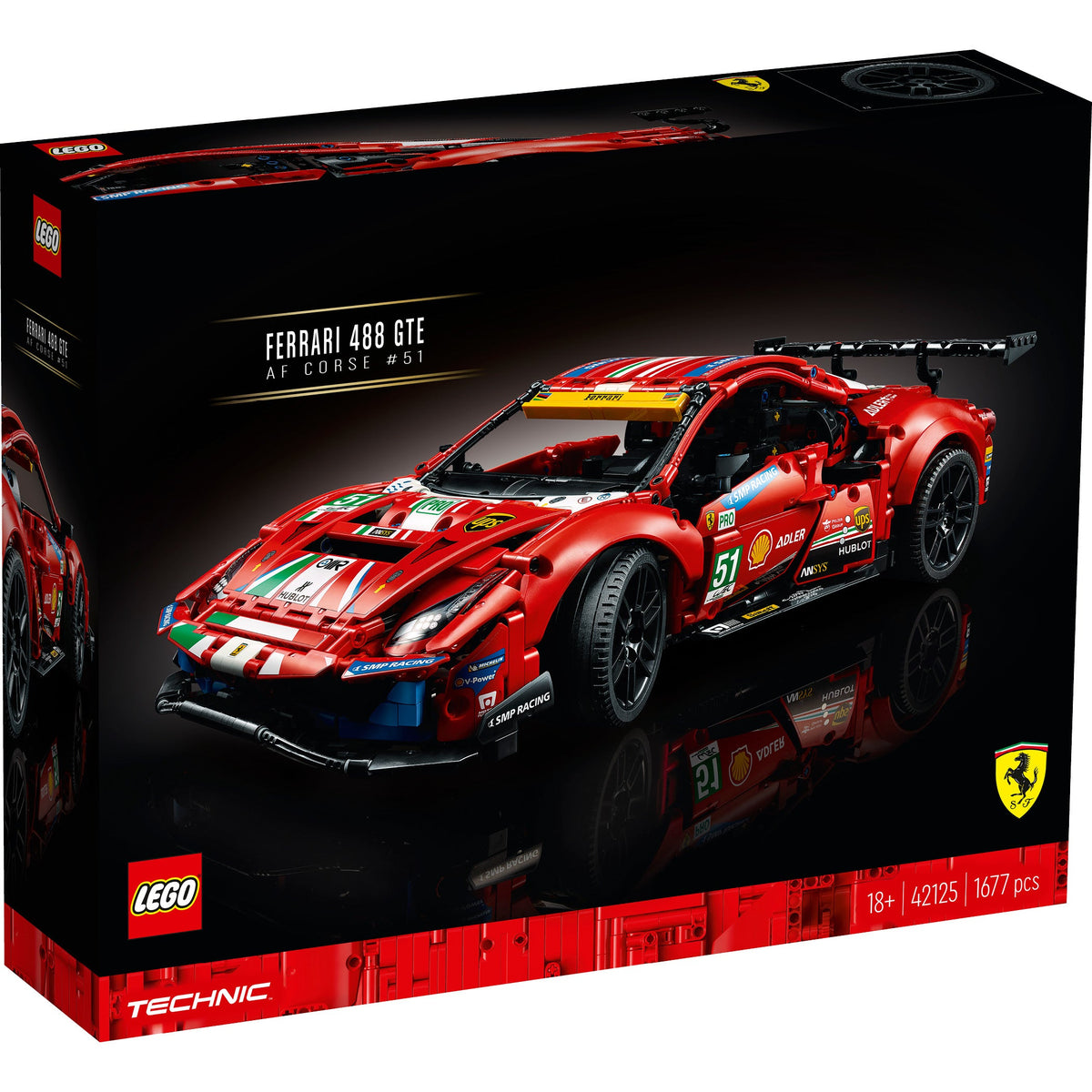 LEGO? Technic Ferrari 488 GTE ¡°AF Corse #51¡±