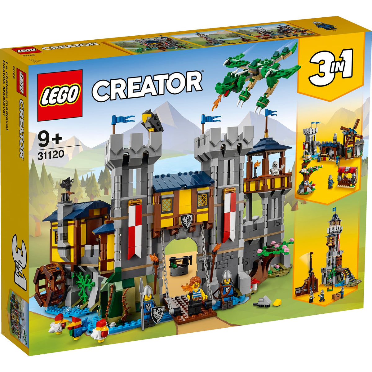 LEGO? Creator 3-in-1 Medieval Castle