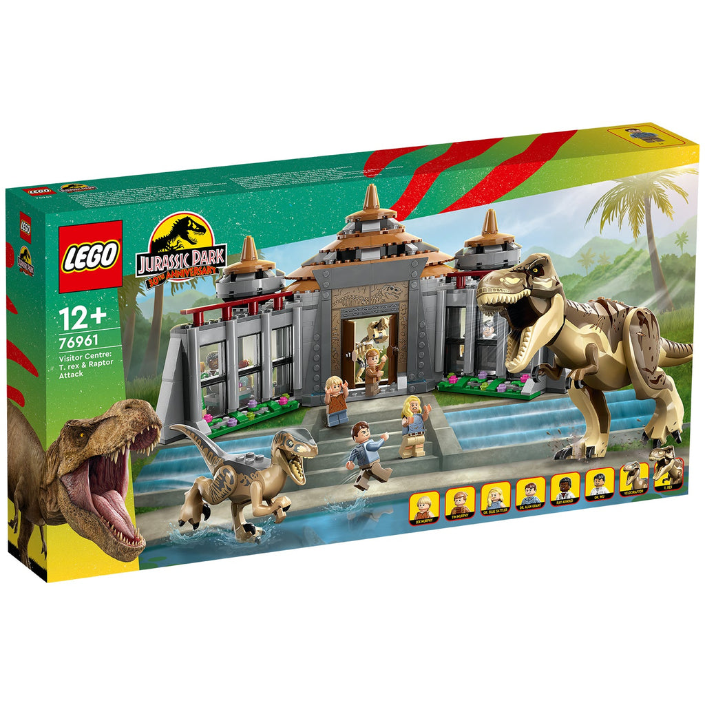 LEGO? Jurassic Park Visitor Center: T. rex & Raptor Attack
