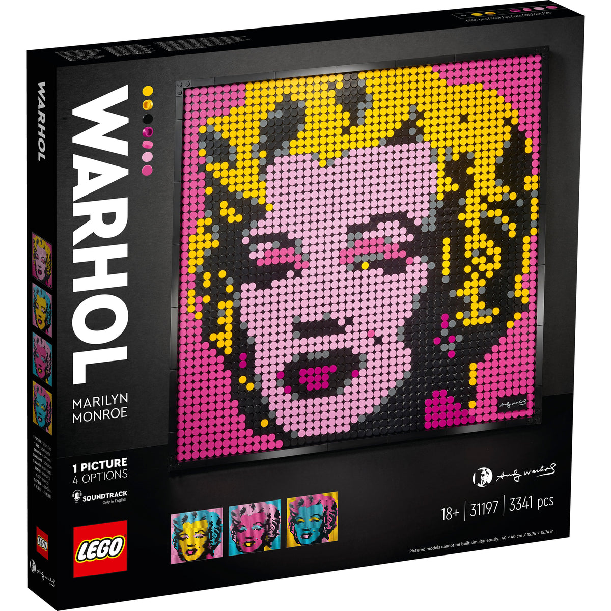 LEGO? Art Andy Warhols Marilyn Monroe