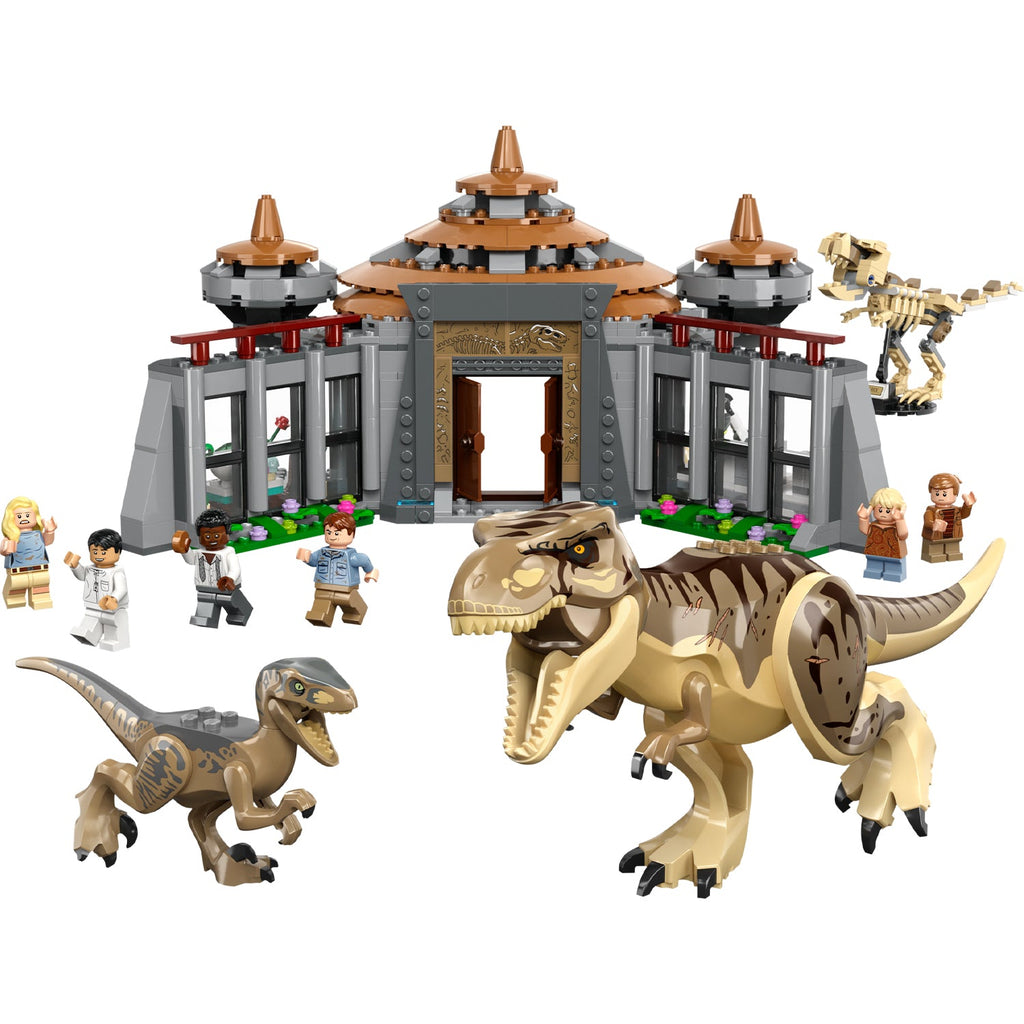 LEGO? Jurassic Park Visitor Center: T. rex & Raptor Attack