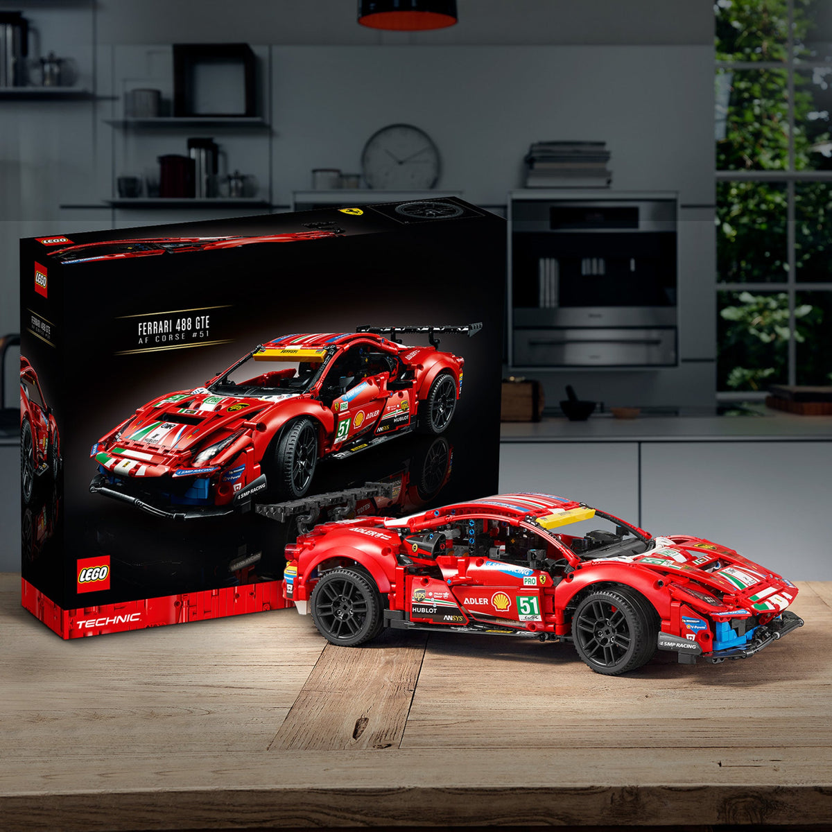 LEGO? Technic Ferrari 488 GTE ¡°AF Corse #51¡±
