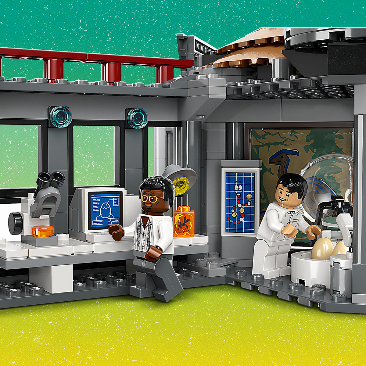 LEGO? Jurassic Park Visitor Center: T. rex & Raptor Attack